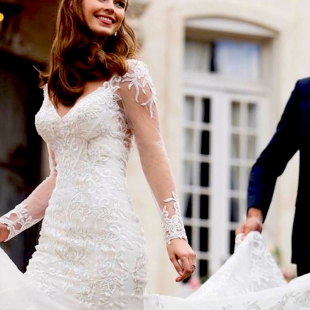 Sophia Tolli style11896 wedding dress long sleeves